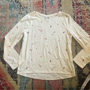 Old Navy Softest Printed Long-Sleeve T-Shirt for Girls XXL 18